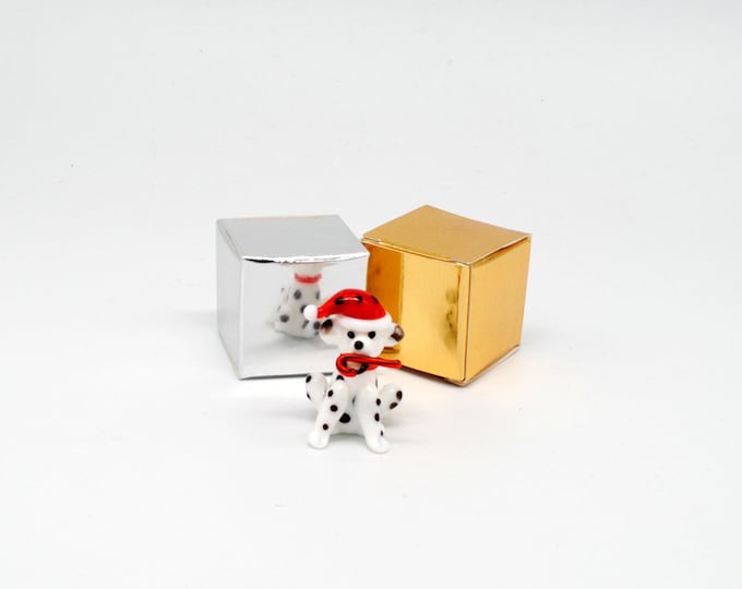 Miniature Dalmatian with Candy Cane