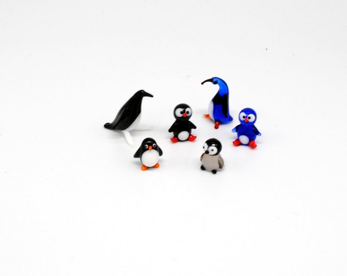 6 Miniature Penguins