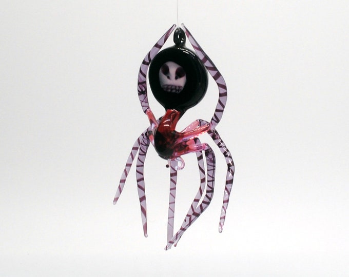 Purple Spider with Skull Abdomen
