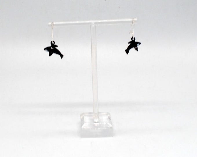 Miniature Orca Earrings