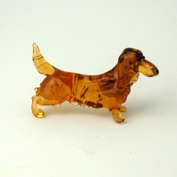 Long Hair Dachshund Figurines Etsy