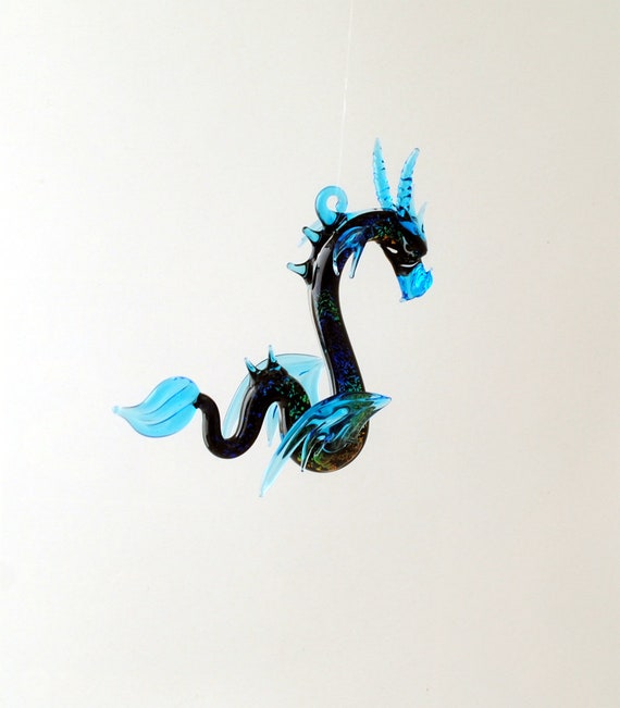 36-910D シードラゴン（ダイクロイックガラス付き） - アクア - Etsy 日本