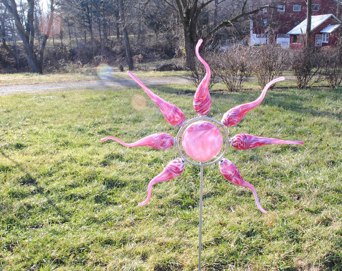 Sun Garden Sculpture - Mauve