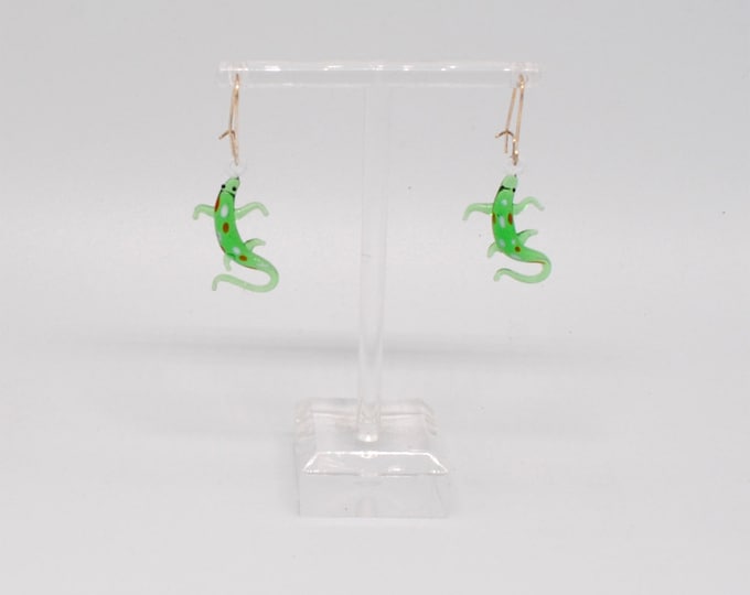 Miniature Salamander Earrings