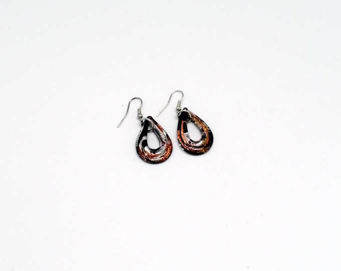 Marblelike Earring