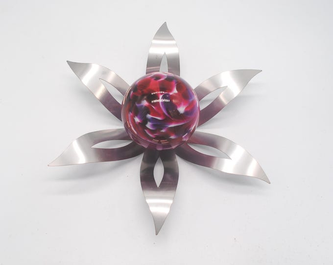 50-918 Flower Garden Sculpture - Mauve