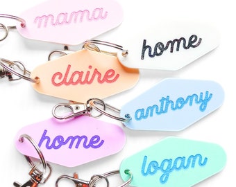 Custom Name Keychain - Hotel Keychain - Gift