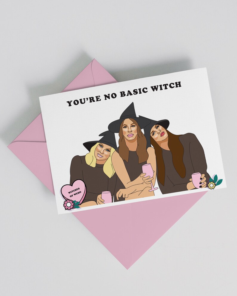 Witches of Weho Vanderpump Rules Card Bubba Card Bravo card Katie & Kristin Stassi Anniversary Birthday Card VPR image 2