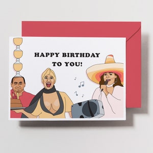 RHONY Birthday Card - Dorinda, Luann - - real housewives - happy birthday - greeting card - bravo - gift