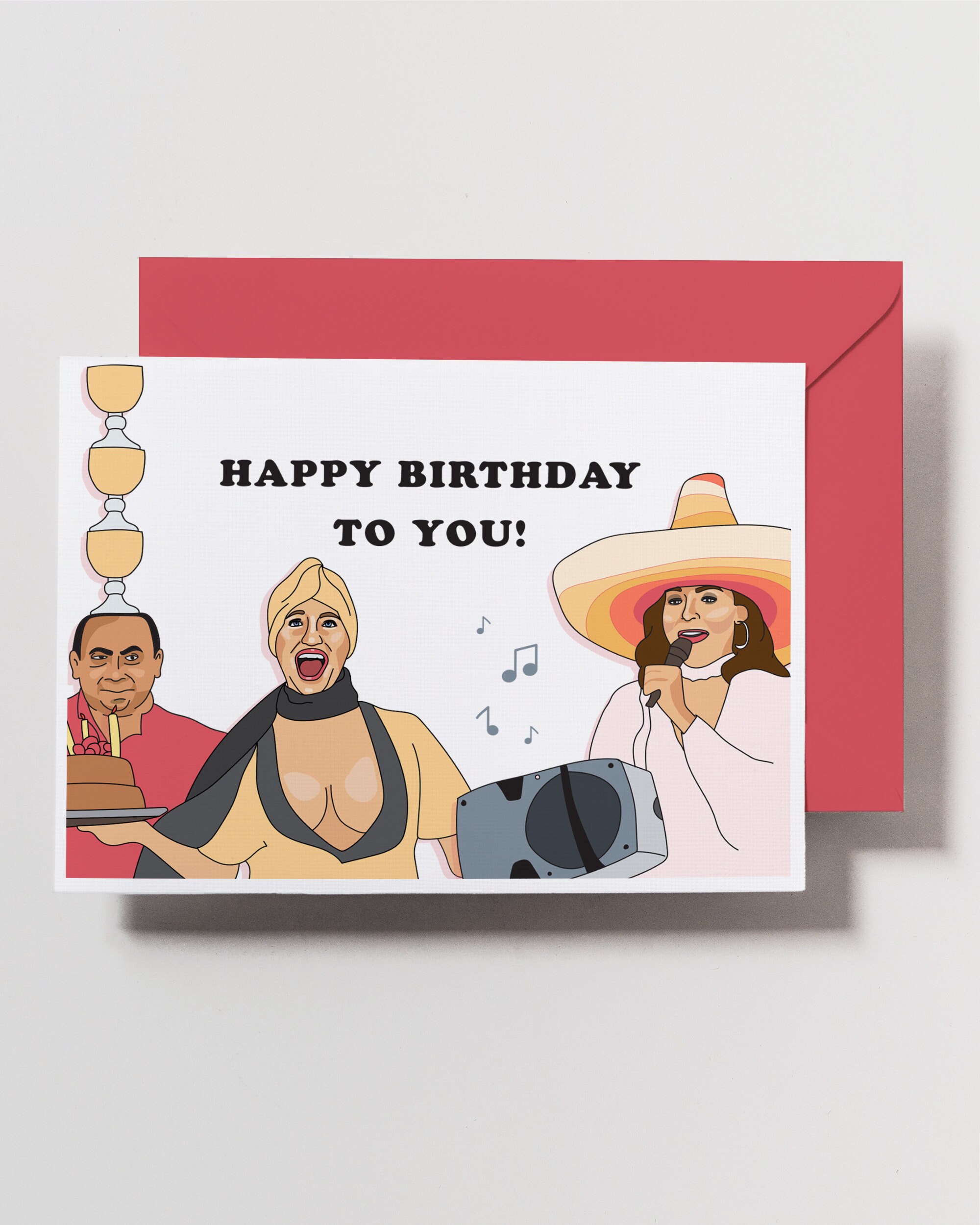 RHONY Birthday Card Dorinda Luann Real Housewives photo photo