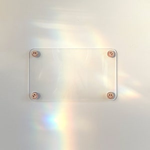 Mini Magnetic Memo Board | Dry Erase Magnetic Acrylic | Clear Dry Erase Board | Refrigerator | Blank Acrylic | Clear White Board | Board |