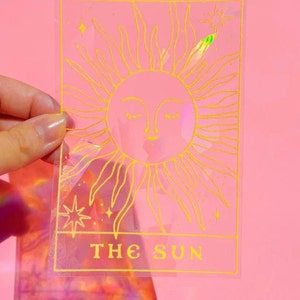 Suncatcher Sticker Sun Suncatcher Sticker, Prism Rainbow Window Sticker, Window Decal
