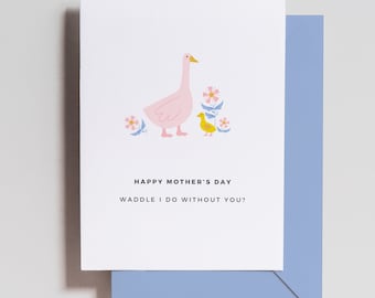 Funny Duck Pun Mother's Day Card