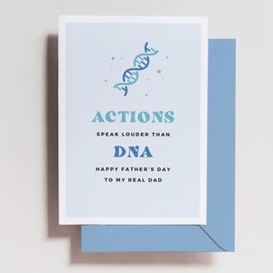 Carte de fête des pères de beau-père - pour beau-père - père adopté - adoption - beau-père - papa - drôle - vrai papa - mignon