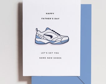 Dad Shoes Father's Day Card, Funny Father's Day Card