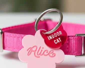 Personalized Pet ID Tag – Custom Dog & Cat Name Collar Charm