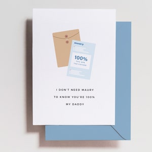 DNA Test Funny Father&#39;s Day Card