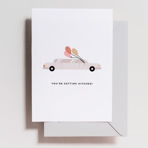 Drôle de carte de douche nuptiale - Fiancée - Carte pour la mariée à BE - Fiançailles - Carte de mariage - Pour couple - Attelé - Mignon - Acclamations - Carte de vœux