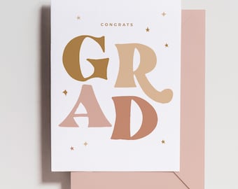 Carte de remise des diplômes amusante : cadeau de félicitations pour le diplômé
