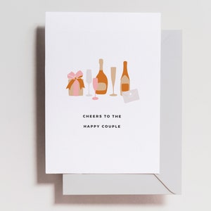 Drôle de carte de douche nuptiale - Fiancée - Carte pour la mariée à BE - Fiançailles - Carte de mariage - Pour couple - Attelé - Mignon - Acclamations - Carte de vœux