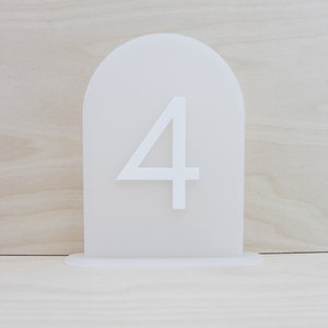 Acrylic Table Numbers Arch Wedding Sign Centerpieces Luxury Decorations Custom Wedding Table Number Wedding Sign Stand Set image 4