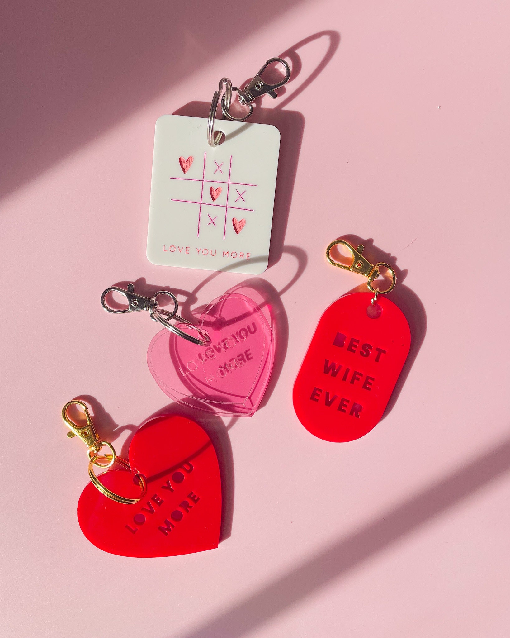 Valentine's Day Gift - Custom Keychain - For Him - For Her - Boyfriend - Girlfriend - Anniversary - Love - Friend - Couple - Cute Gift