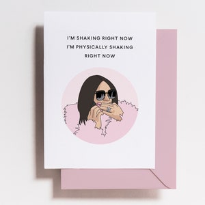 Rhoslc Card - Bravo Birthday Card - real housewives - Lisa Barlow - Shaking Right Now - Salt Lake City - Bravo Gift - Funny Birthday Card