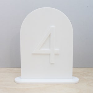 Acrylic Table Numbers Arch Wedding Sign Centerpieces Luxury Decorations Custom Wedding Table Number Wedding Sign Stand Set image 5