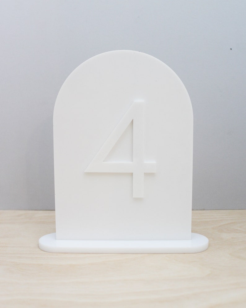 Acrylic Table Numbers Arch Wedding Sign Centerpieces Luxury Decorations Custom Wedding Table Number Wedding Sign Stand Set image 5