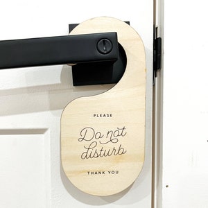 Simple Do not Disturb Sign, Door Hanger, Doorknob Sign, Door Knob Hanger, Do Not Disturb Sign, Privacy