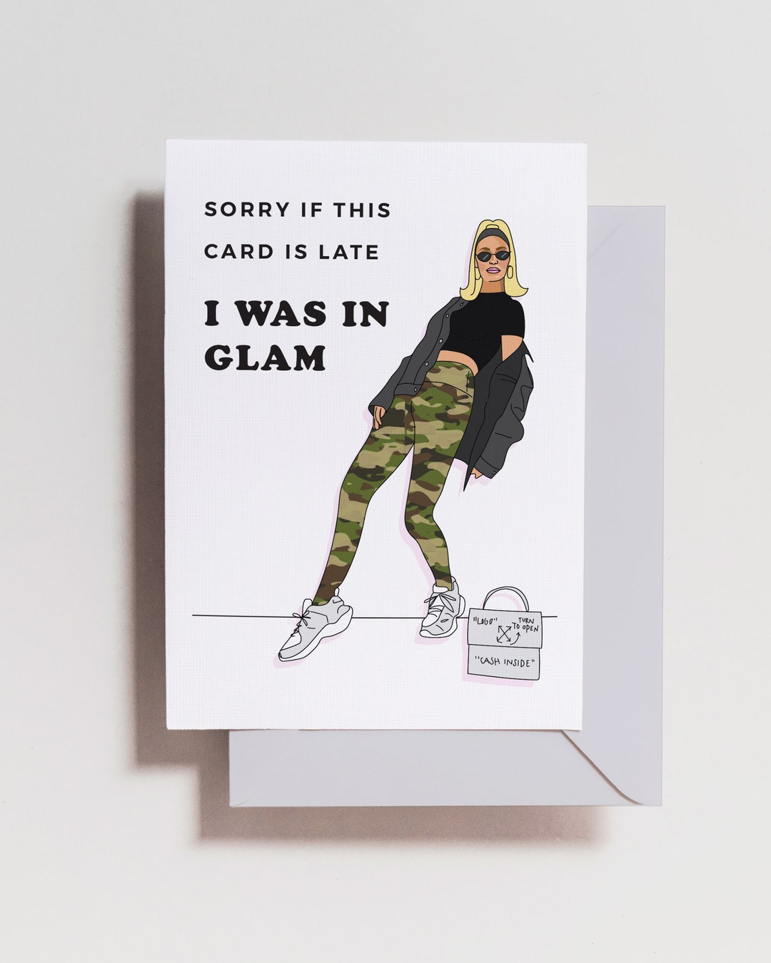 Dorit Kemsley Late Glam Birthday Card Real Housewives - Etsy