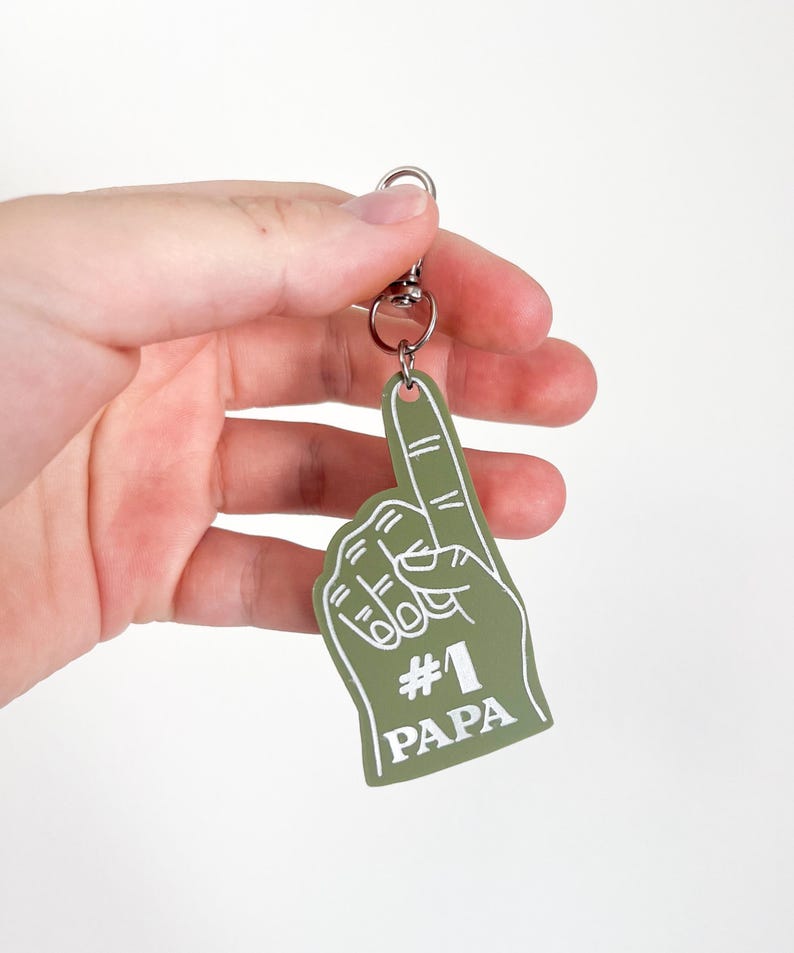 Father's Day Keychain, Father's Day Gift, #1 Dad, Gift for Dad, Gift for Papa, Gift for Grandpa, Gift for Uncle, Daddy image 6
