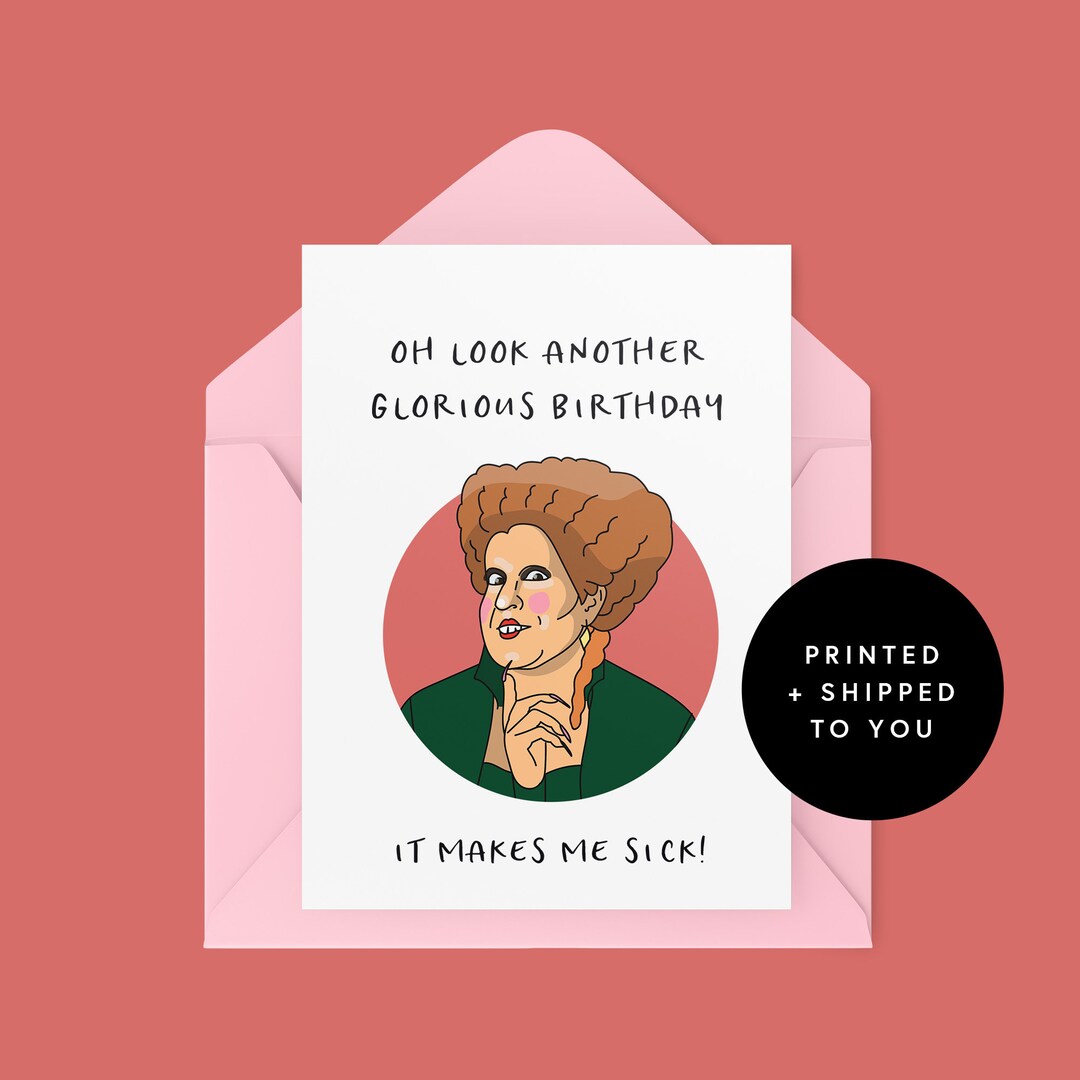 Hocus Pocus Card - Birthday Card - Happy Birthday - Etsy