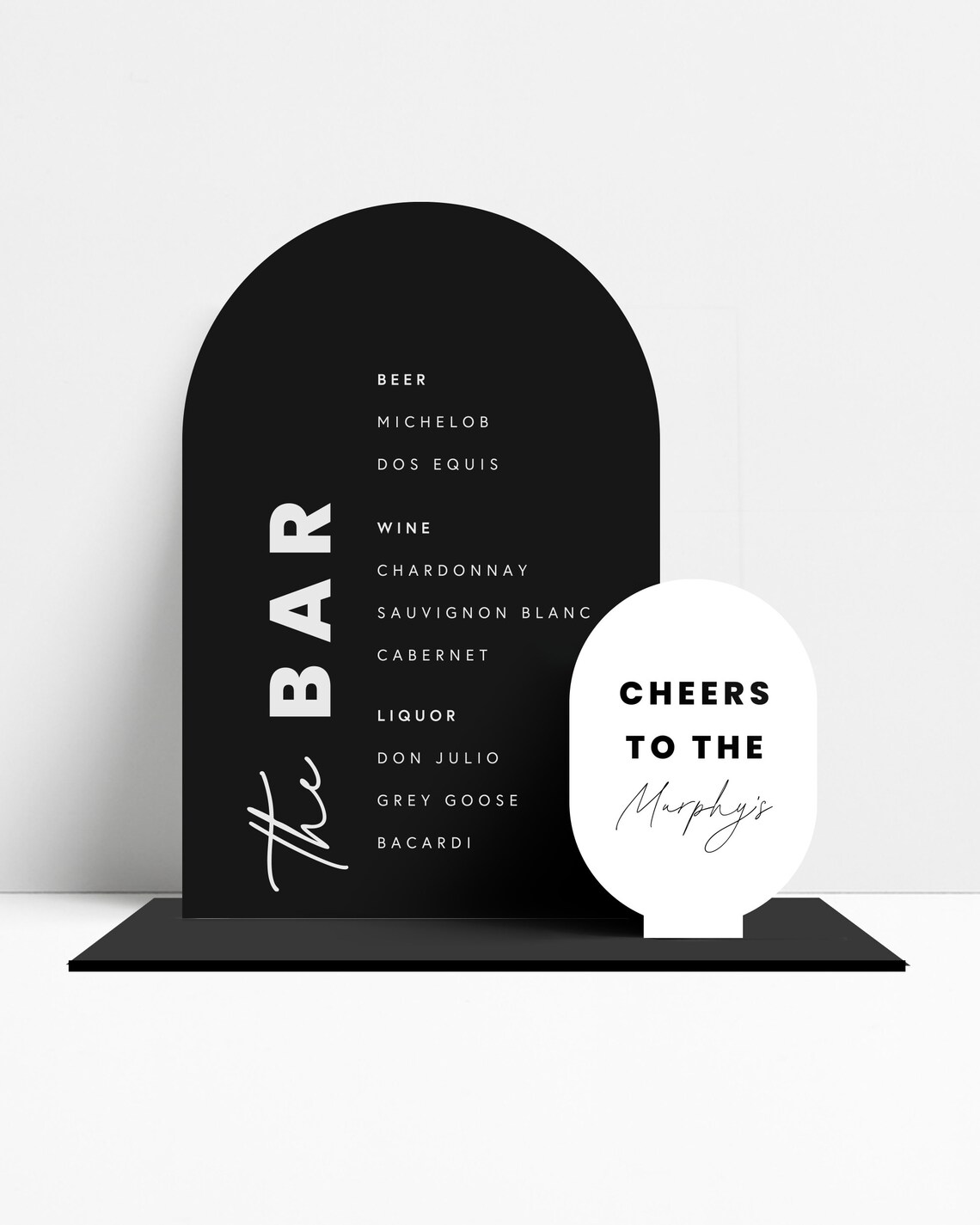 Wedding Bar Sign Wedding Sign custom Sign acrylic Etsy