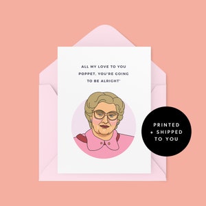 Friend Card - Mrs. Doubtfire Card - Birthday Card - Funny Anniversary Card