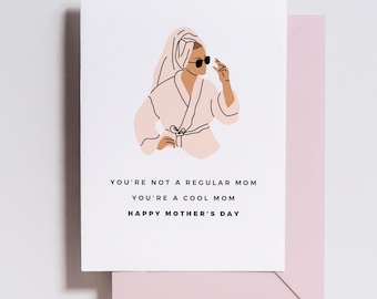 Funny Cool Mom Mother's Day Card, From Kids