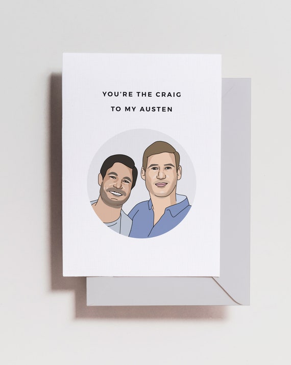 Craig and Austen Friendship Card - Southern Charm Bravo TV