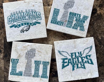 Philadelphia Eagles Superbowl Champion Coasters