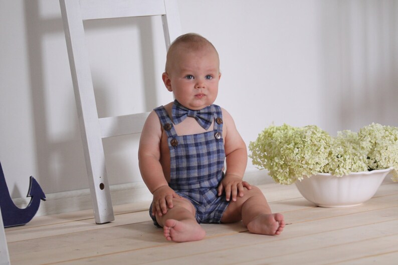 Cake smash outfit Baby boy overalls Baby shorts Baby boy Etsy