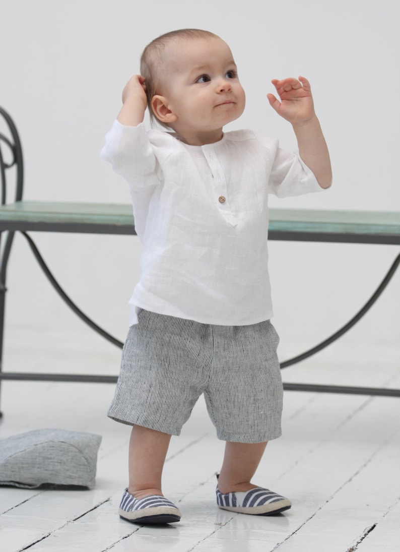infant linen pants