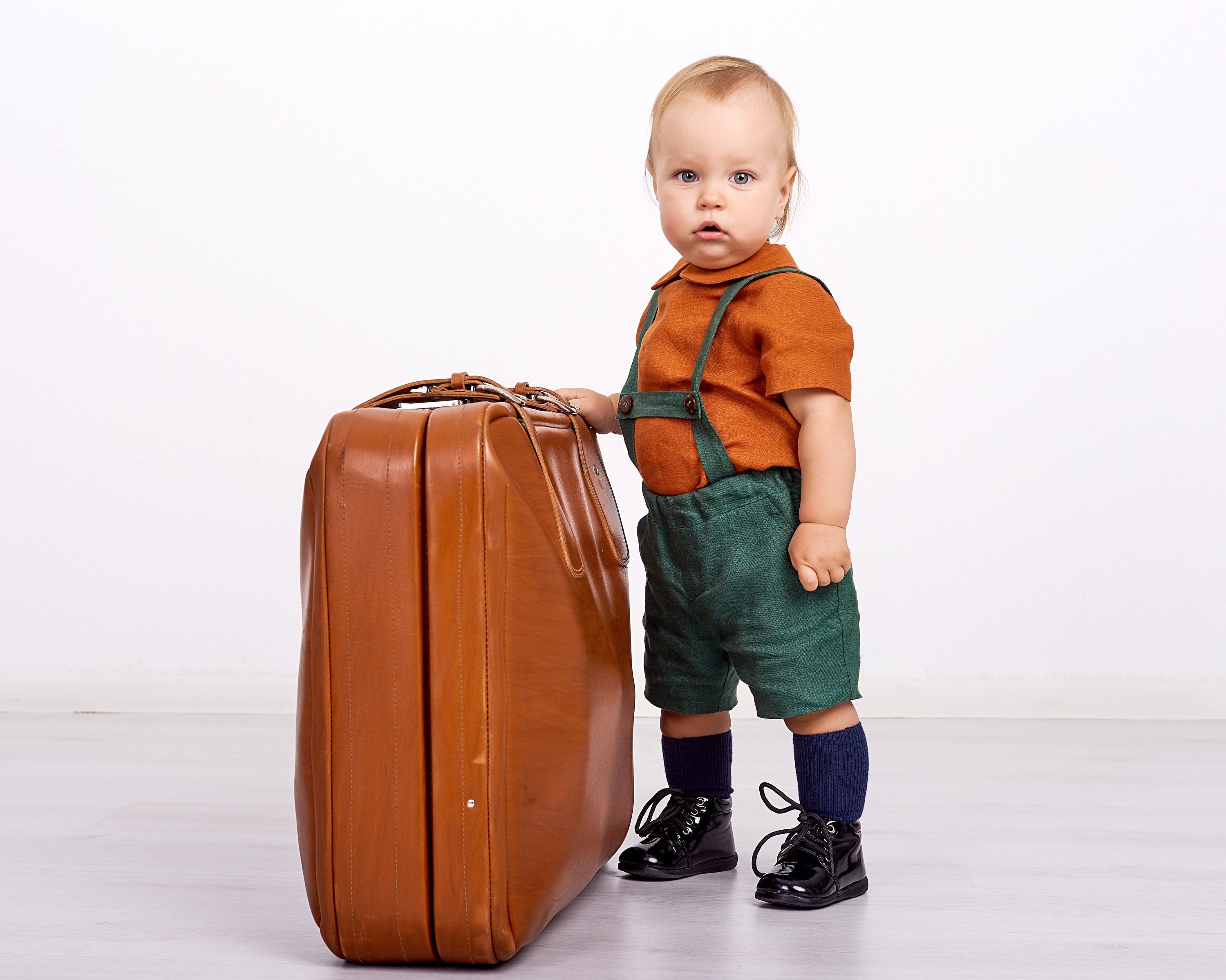 baby boy suspender shorts outfit
