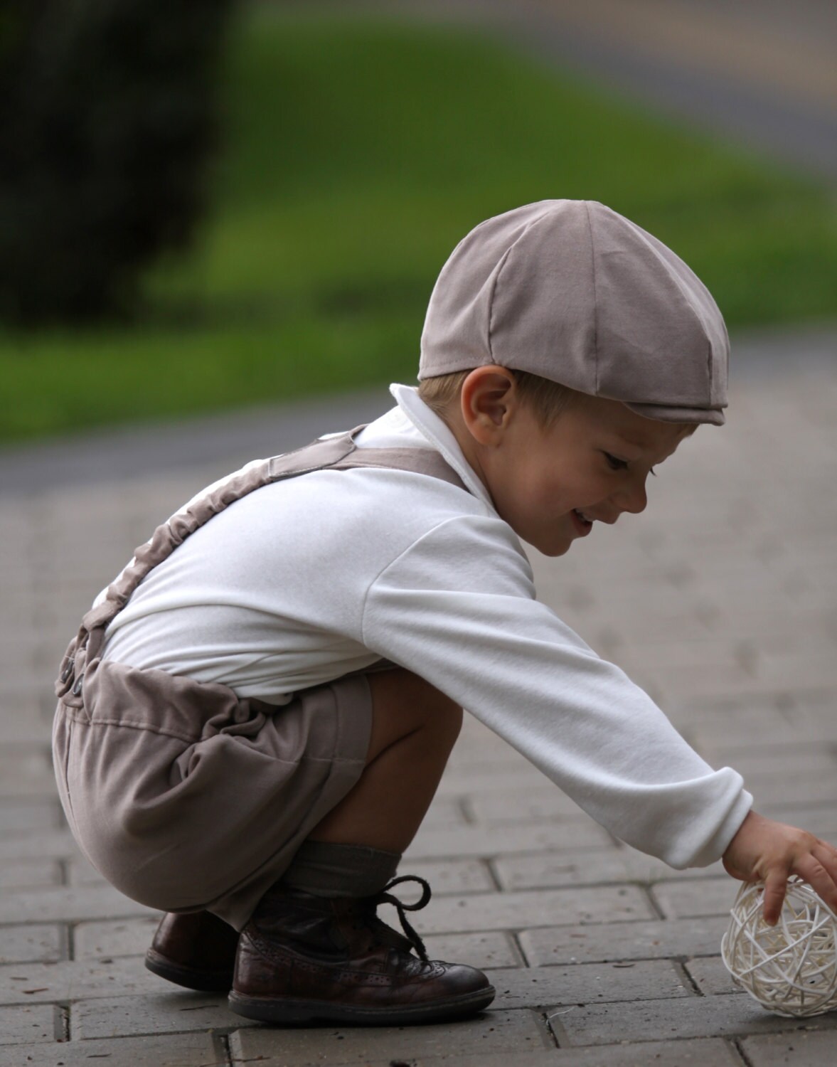 Boys flat hat Newsboy hat Infant boy flat hat Ring bearer hat Etsy