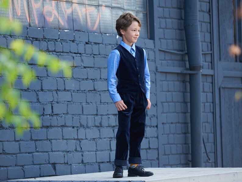 Boys dress shirt Toddler boy long sleeve white shirt Button down shirt Blue shirt Toddler classy shirt Ring bearer shirt Wedding party