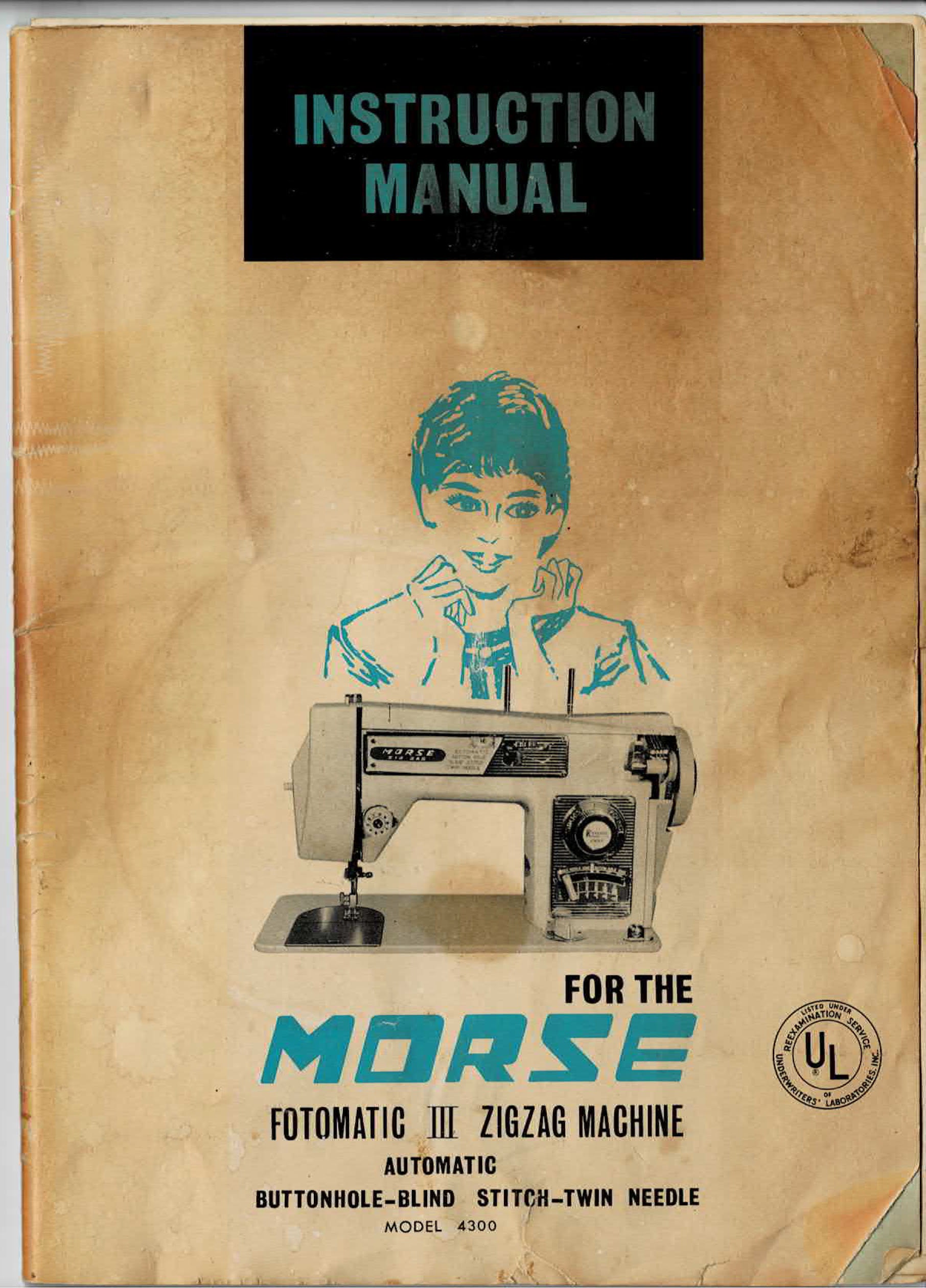 めーさんページ③ MORSE Fotomatic III 3 Zigzag Buttonhole Blind Stitch Sewing