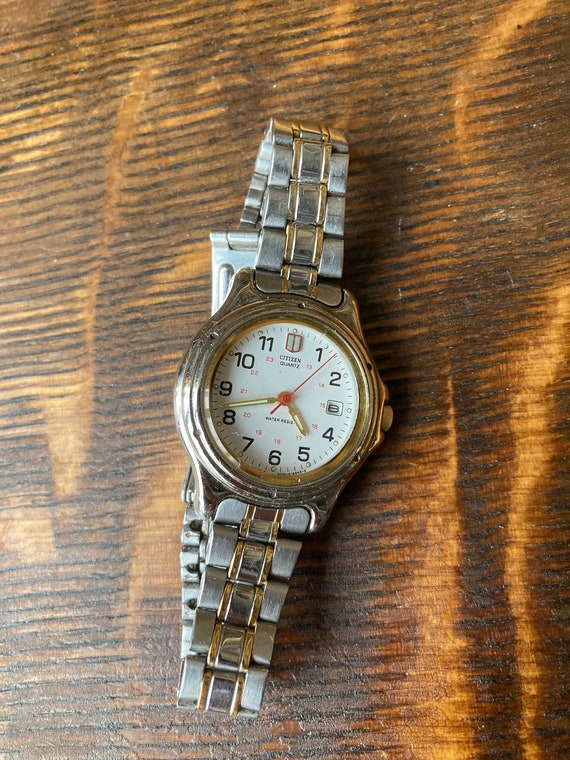 CITIZEN Quartz 15mm Stainless Steel Watch Women\'s Silver vintage watch Amazon.com: Citizen Quartz Womens Watch, Stainless Steel  main image 4
