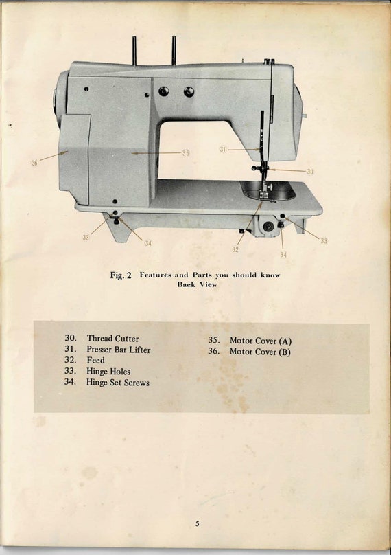 MORSE Fotomatic III 3 Zigzag Buttonhole Blind Stitch Sewing