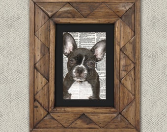 poster Art word art Print dictionary Quote French bulldog Definition gift