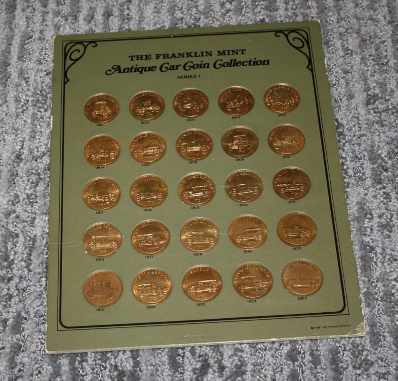 franklin mint antique car coin collection franklin mint antique car coin collection