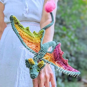 Wearable Pet Dragon crochet PATTERN