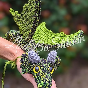 Wearable Pet Dragon crochet PATTERN image 10